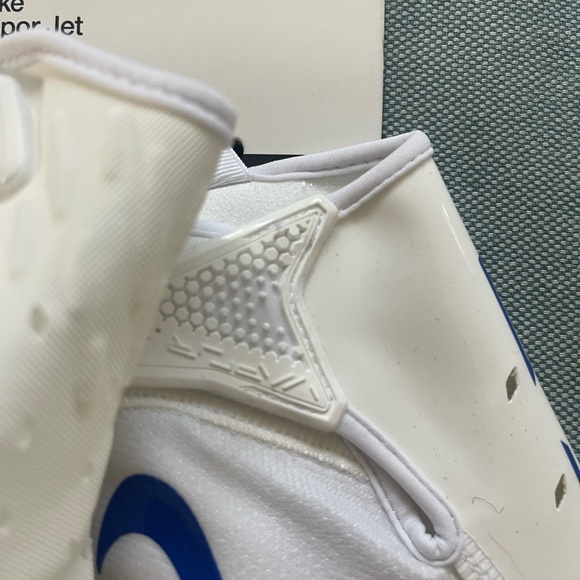 Nike Vapor Jet Magnigrip White/Blue Football Gloves Men's Size XL - Picture 4 of 8